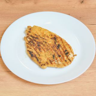 Pollo piastrato con contorno