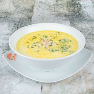 Ciorbă de pui a la grec