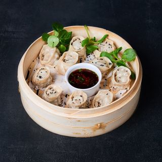 Chińskie pierożki z wieprzowiną 5 smaków 10szt