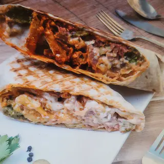 Tacos Mixtos Y Patatas Fritas