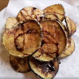 Berenjenas fritas con miel de caña