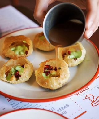Gol gappe vegetariano