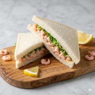 Tramezzino gamberetti salsa rosa, insalata