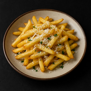 Cartofi prajiti cu usturoi si parmezan 230g