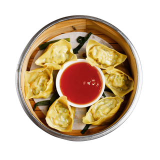 Подвійний Вонтон креветка паровий (12 шт)