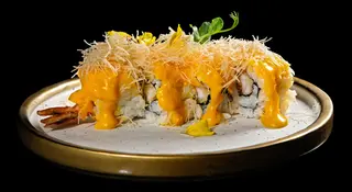 US4.Uramaki Ebiten Con Mango (8 Pzas.)