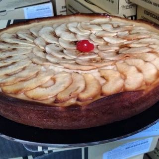 Apple Cake Vegan Friendly Porción 