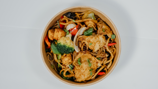 Лапша с яйцом