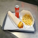 Cheddar cheese chicken wrap MENU 4