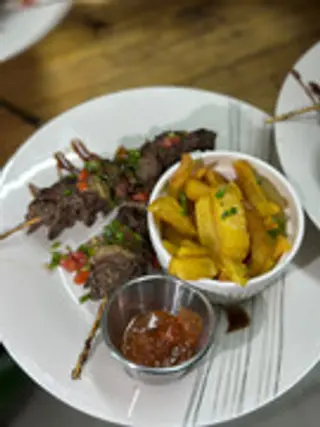 5 Brochettes  Frites