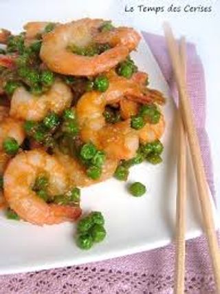 Gamberi con piselli n. 38