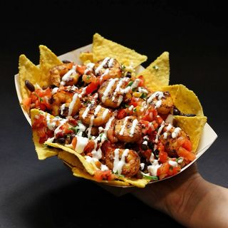 Super nachos creveți grill