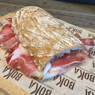 Jamon Iberico y tomate rallado