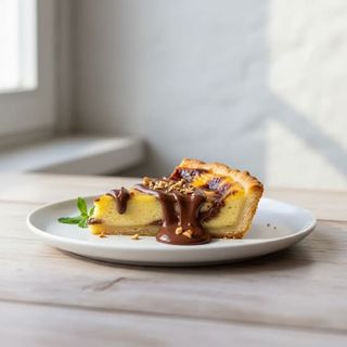Tarte de Nata com Recheio de Nutella