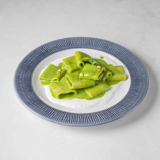 Paccheri pesto e burrata