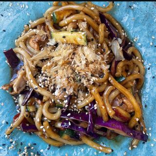 Wok de pollo teriyaki 