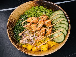 Grill Salmon Bowl