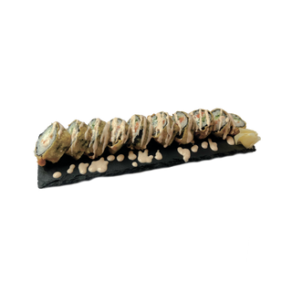 Tempura roll a lososom