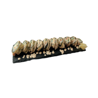 Tempura roll a lososom