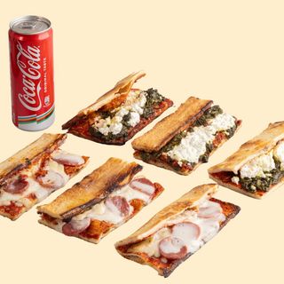 Pizzedda Meal Maxi (6 Pizzedde + 2 bibite a scelta)