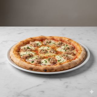 Pizza la tonno (33 cm.)