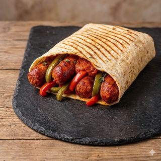 French tacos con Merguez di manzo