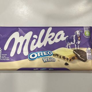 TABLETA DE CHOCOLATE MILKA OREO WHITE 100gr.