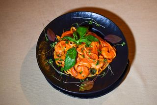 Linguini cu creveţi