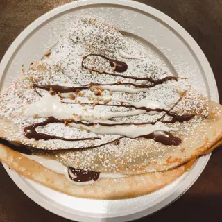 Crêpe cioccolato fondente e cocco