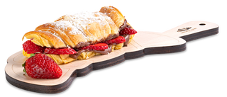 Croissant Nutella Con Fresa