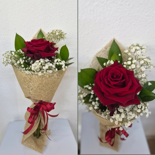 Bouquet 7 Rose Rosse