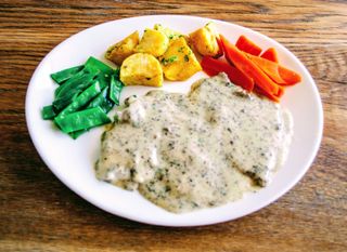 Escalopines prosciuto e funghi