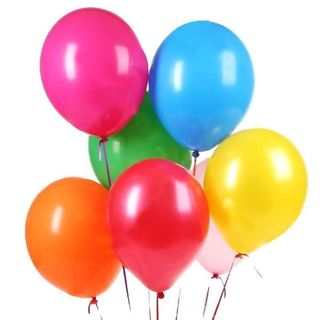 7 baloane cu heliu Colorate
