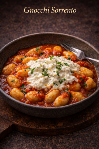 Gnocchi Sorrento (Tomate & Stracciatella)