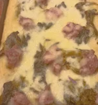 Pinsa linguaccia friariello da 4 trancio