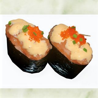Ikura Con Tartar Salmón (2 Pza.)
