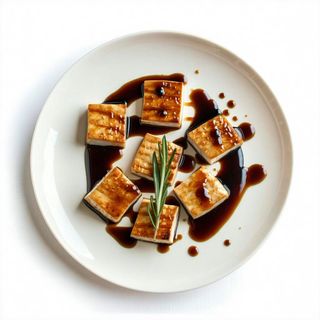 Scaloppine di tofu all'aceto balsamico