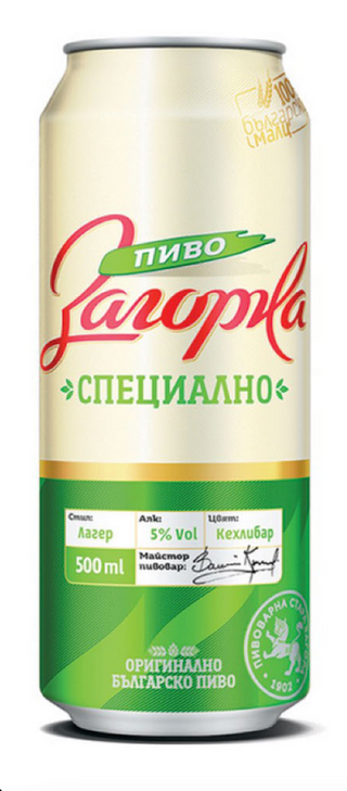Бира Загорка кен (500мл)