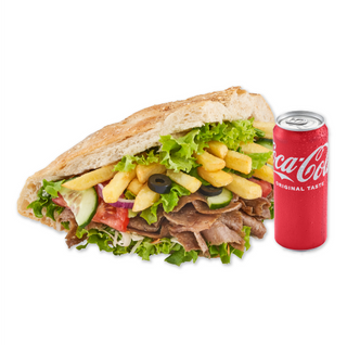 Kebab w Bułce, Coca Cola 0.33l