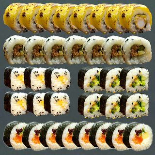 Zestaw sushi numer siedem 38szt