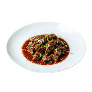 Solomillo de ternera en salsa teriyaki