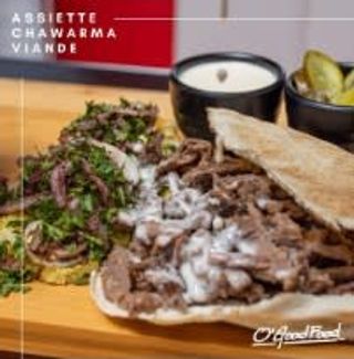 Assiette De Chawarma Viande