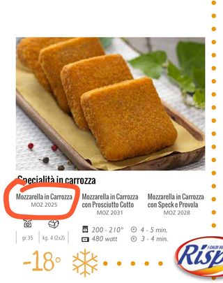 mozzarella in carrozza