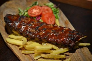 BBQ Half Rack Ribs Home
