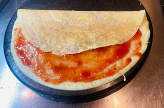 Crepe De Fresa Mermelada