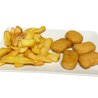 nuggets con patatas