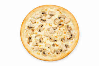 Піца куряча с грибами. (450 грамів)