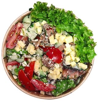 Теплий салат з телятиною, 260 г