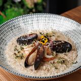 Ризотто с соте из морепродуктов