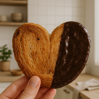 Palmeritas de mantequilla y chocolate (30g)